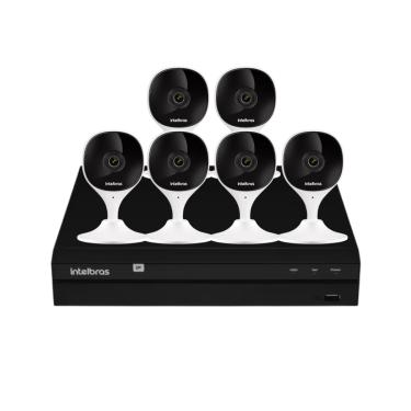 Imagem de Kit 6 Câmeras Intelbras Imx-c Full Hd Nvd  1408 Intelbras Sem Hd