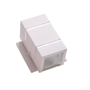 Imagem de Arandela Branco 2 Focos 2 Frisos Com Base Parede Ar1512