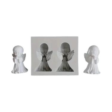 Imagem de Molde De Silicone 3D Para Artesanato DIY: Oração De Anjo, Resina, Argi