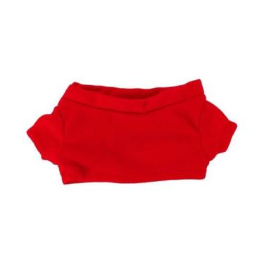 Imagem de Roupas Para Boneca Pato Série Vermelha Kawaii 30Cm, Brinquedo De Pelúc