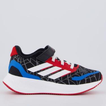 Imagem de Tênis Adidas Runfalcon Spider Man Preto Juvenil, 30
