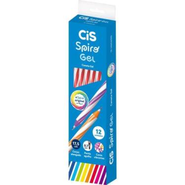 Imagem de Caneta GEL CIS Spiro 0,7MM Vermelha CX.C/12 - Sertic