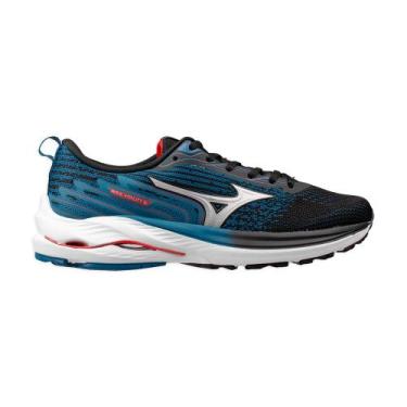 Imagem de Tênis Mizuno Wave Vitality 5 Masculino Preto/Azul, 42