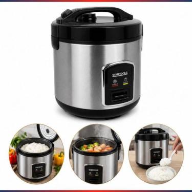 Imagem de Panela De Arroz Elétrica 1 Litro Startools Cozimento Vapor, 110V