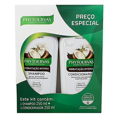 Imagem de Phytoervas Kit Shampoo E Condicionador 250Ml Hidratação Intensabranco Branco