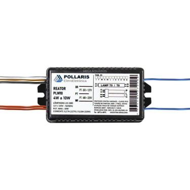 Imagem de Reator Eletrônico 4W 8W 10W Lâmpada Ultravioleta Uv Pollaris