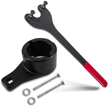 Imagem de Suporte universal para polia e manivela para suporte de polia de para-choque, ferramenta harmônica para Lexus e Toyota