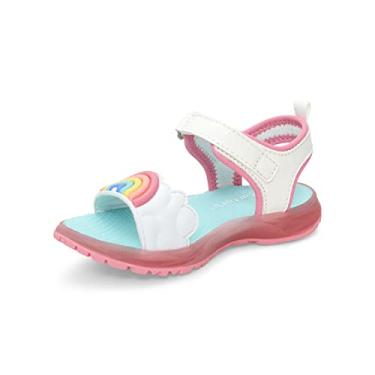 Imagem de Carter's Sandália infantil Dreamy unissex, Branco, 10 Toddler