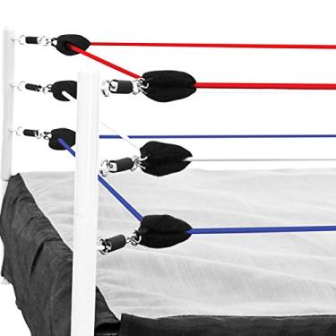 Imagem de Figuras Toy Company anel vermelho, branco e azul cordas para lutar