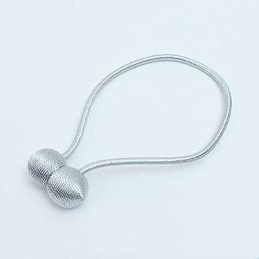 Imagem de Suportes de cortina de cortina de atração magnética sem fivela alça de cortina de fone de ouvido cortina de fivela magnética acessórios de corda, T7,1 pcs