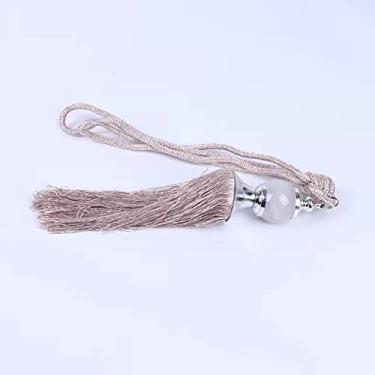 Imagem de Suportes de cortina Cortina de corda de amarração de borla Cortina de bola pendurada com borla Acessórios de bola pendurada, T10,4 pcs