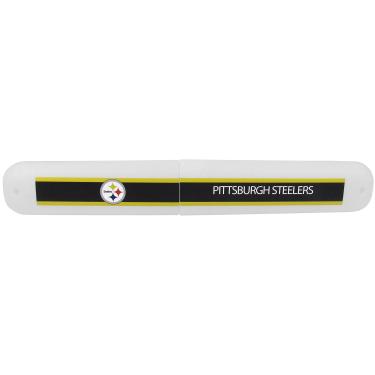 Imagem de Estojo de escova de dentes para viagem NFL Siskiyou Sports Fan Shop Pittsburgh Steelers, tamanho único, cor do time