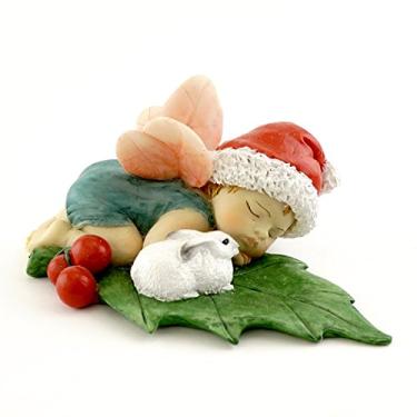 Imagem de Top Collection Miniatura de jardim e terrário Natal bebê dormindo com estatueta de coelho