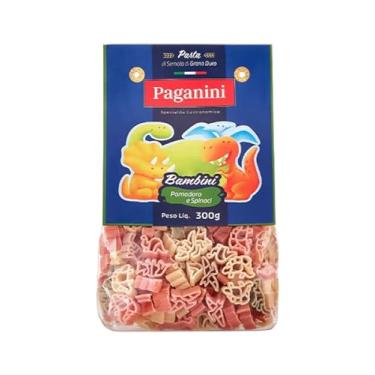 Imagem de Macarrão Bambini Dinossauro Tricolore Paganini 300g