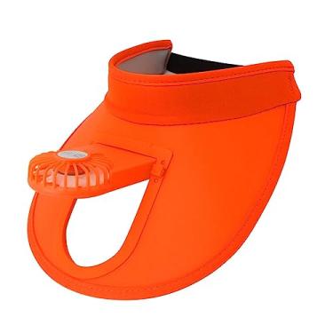 Imagem de Chapéu de Viseiras Solares Com Ventilador para Mulheres, Proteção Solar de Grande área, Chapéu Com Ventilador de Velocidade do de 3 Engrenagens para Mulheres e Crianças,