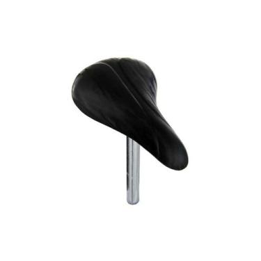 Imagem de Selim Banco Mirim Mtb Junior 317f Preto com Canote - KALF