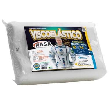 Imagem de Travesseiro Nasa Original Anatômico MarcBrayn Viscoelástico Alto