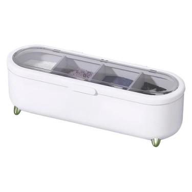 Imagem de Porta Condimentos Organizador De Temperos Com Divisórias - Neoimp