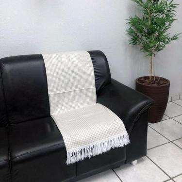 Imagem de Peseira Sala Cama Sofá 2,10m X 45cm Jacquard Decorativa Protetora Cari