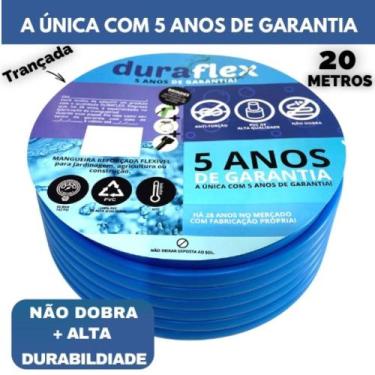 Imagem de Mangueira para Jardim DuraFlex Azul Chata 20 Metro