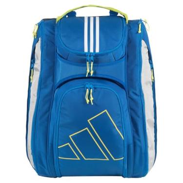 Imagem de adidas bolsa para raquete de padel multijogo 3.3 - bluebird/lucid limão, 56cm x 35cm x 29cm