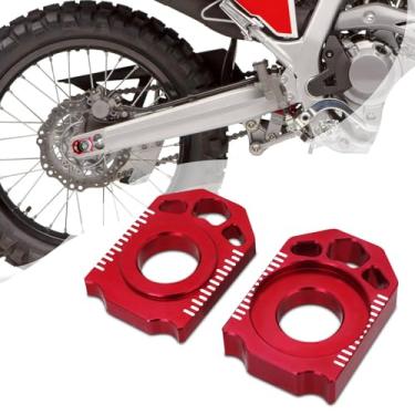 Imagem de BAOUFF Ajustador de corrente de blocos de eixo traseiro para bicicleta suja, tensor de corrente CNC para CRF250L 13-20/CRF250LA CRF250RL CRF250RLA 17-20/CRF300L CRF300LA CRF300LR CRF300LRA