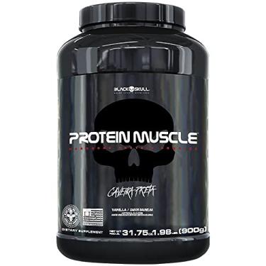 Imagem de Protein Muscle Baunilha 900G, Black Skull