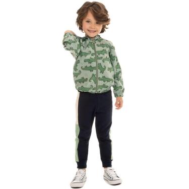 Imagem de Jaqueta Corta Vento Infantil Menino Com Capuz Jacaré - By Gus-Masculino