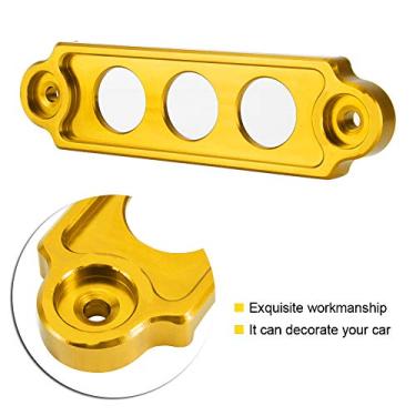 Imagem de Bateria de Liga de Alumínio de 14 Cm Universal, Suporte Seguro para o Suporte para Modificação de Carros Vermelha, Azul, Prata, Uso Preto (Ouro)