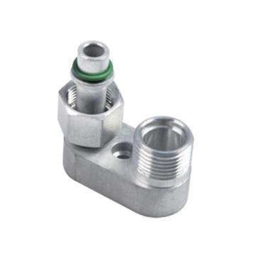 Imagem de Conector Evaporador Fox com 1 Furo Saida para Cima Alumínio - Royce Co