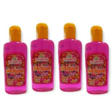 Imagem de Kit 4 Essência Ambiente 140ml Odorizador Limpador Perfumado Concentrad