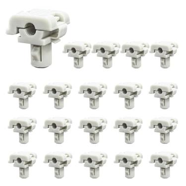 Imagem de Yourkar 20 peças de clipes de haste de trava de porta de carro, clipe de haste de maçaneta traseira para haste de 5/81.3 cm, clipes de trava de fechadura de porta substitui OEM 16629990 16675980