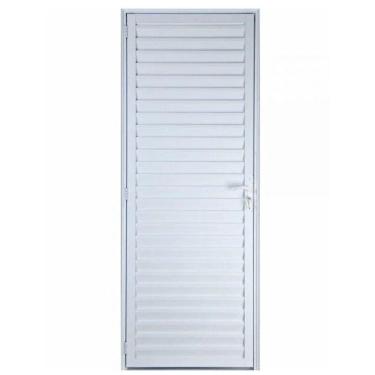 Imagem de Porta Palheta 210x60 L/Dir. - Alumínio Branco - Linha 25