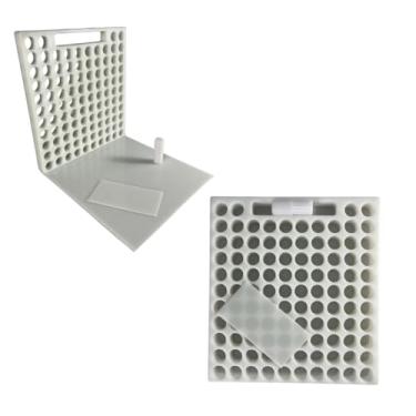 Imagem de Placa Porcionadora para Doces Brigadeiro Beijinho com 104 Furos (21g)