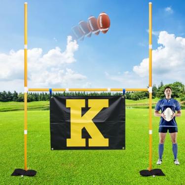 Imagem de VioraWhite Jumbo Football Goal Post 10 Feet Tailgate Party Giant Field Goal Post for Outdoor Pep Rally Flag Football Graduation Parties