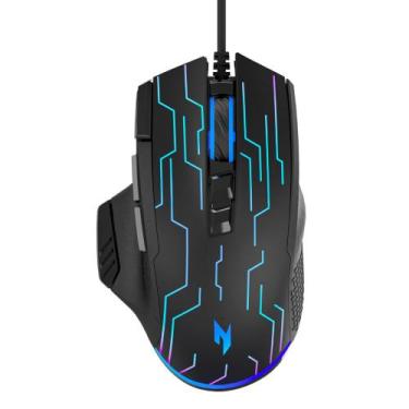Imagem de Mouse Gamer Nitro 6400 DPI NMW105 RGB 100 IPS Aceleração 22.5g - Acer