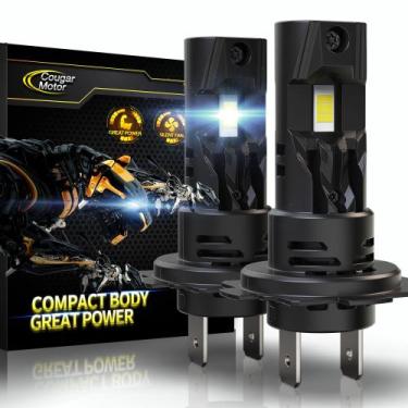 Imagem de Faróis de neblina Cougar Motor H7 6500K brancos 1:1 tamanho, pacote co