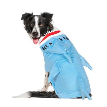 Imagem de Sudadera para perro NACOCO disfraz de tiburón azul talla L