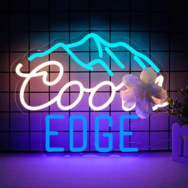 Imagem de Cerveja Neon Sign JFLlamp para decoração de parede, luzes LED 43x28cm