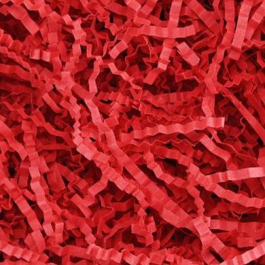 Imagem de Enchimento para trituração de papel enrugado Raissily 700g vermelho