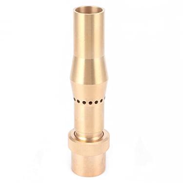 Imagem de Bocal de fonte de rosca fêmea, aspersor borbulhante multifuro de latão para lago de jardim (6 minutos dentes internos de 25mm)