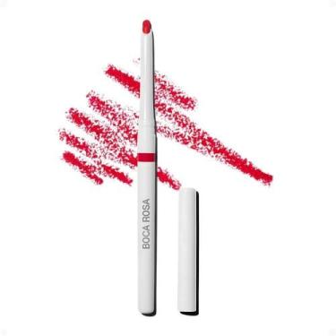 Imagem de Lápis Contorno Labial Boca Rosa Vermelho Intenso