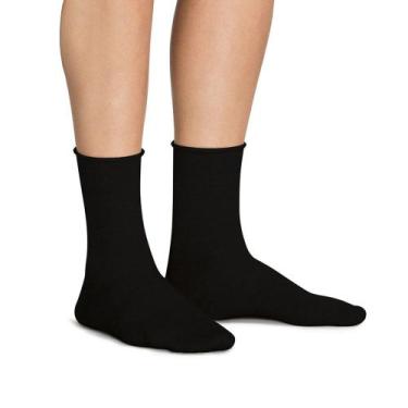 Imagem de Meia Adulto Lupo Sportwear Sem Punho Preta - 1275-011, Preto, 37/44