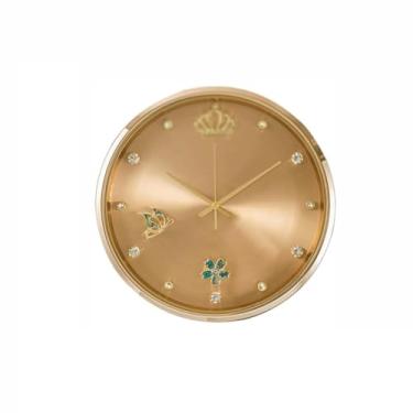 Imagem de Relógio de parede, sala de estar, mesa de jantar, relógio de parede, moderno, redondo, silencioso, relógio de quartzo