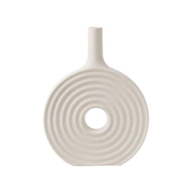 Imagem de Vasos de cerâmica decoração sala de estar arranjo de flores armário de TV mesa de jantar arranjo de flores recipiente vaso de mesa (A)