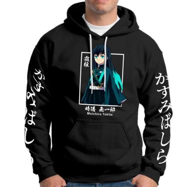 Imagem de Moletom Demon Slayer Hoodies Tanjiro Kamado Blusa De Frio Em Algodão Com Capuz-Unissex