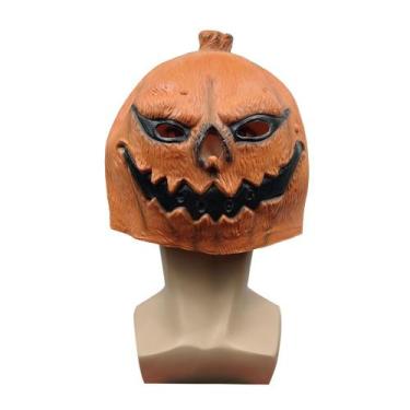 Imagem de Máscara de cosplay Pumpkin Devil, fantasia de Halloween, adereços, fes