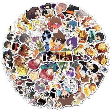 Imagem de Adesivos Hitman Reborn Anime 50 peças de PVC impermeáveis e à prova de
