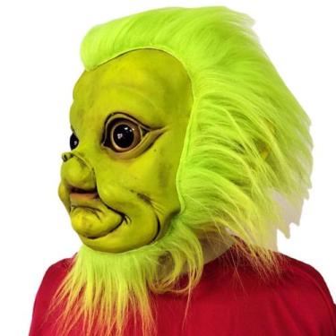 Imagem de Máscara de cosplay Grinch Halloween Carnival Easter Latex tamanho únic