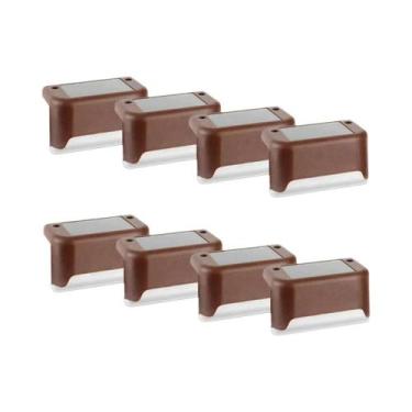 Imagem de Luzes LED Solares à Prova d'Água para Jardim - Iluminação para Escada 